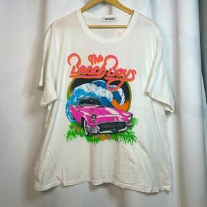 Daydreamer white The Beach Boys Surf USA graphic band tee sz 1X